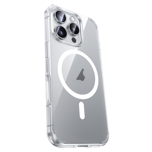 Husa pentru Apple iPhone 16 Pro, Antishock, Magnetic, Acrylic, Transparent